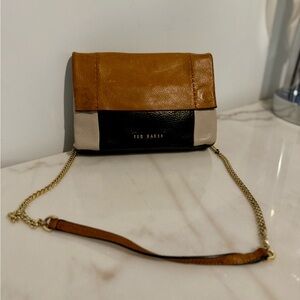 Ted Baker tri-colour soft leather bag